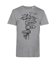 Pánske BIO tričko hory ma volajú ceduľka