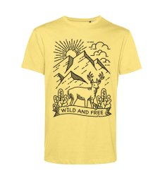 Pánske BIO tričko Wild and free