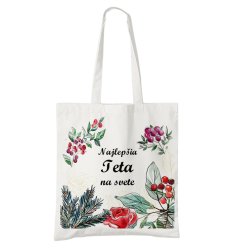 BIO bavlnená taška teta