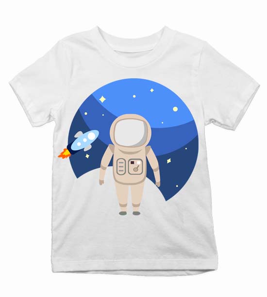 Detské tričko kozmonautik