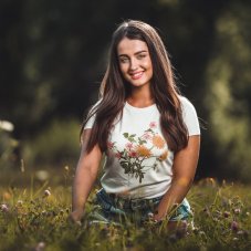 Dámske BIO tričko jarná púpava