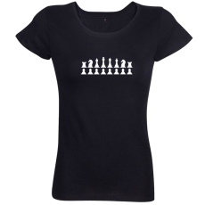 Dámske bio tričko Šachové figúrky