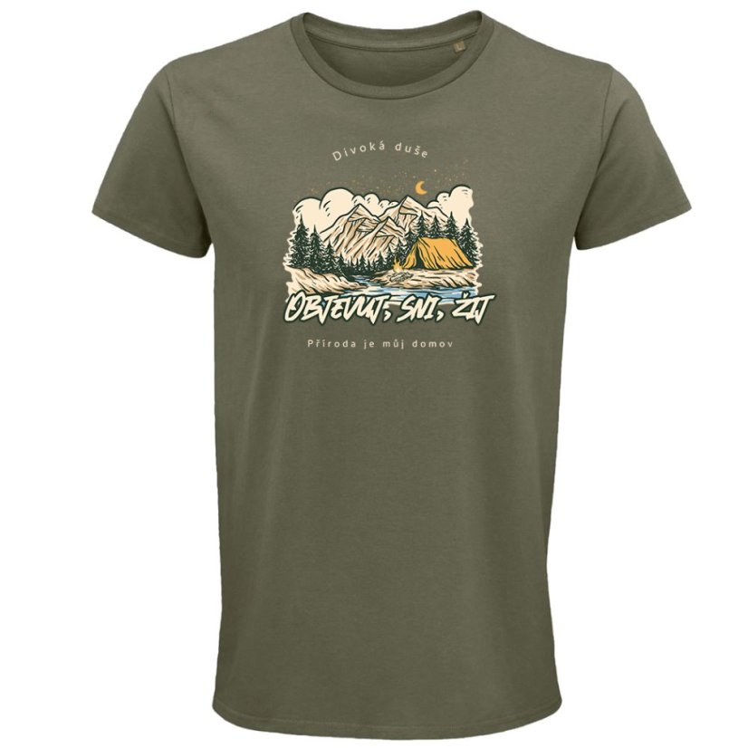 Pánské tričko Příroda je můj domov