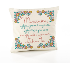 Vankúš Maminka, vždy si pre mňa oporou