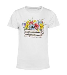 Dámske Bio tričko kvety v prepravke