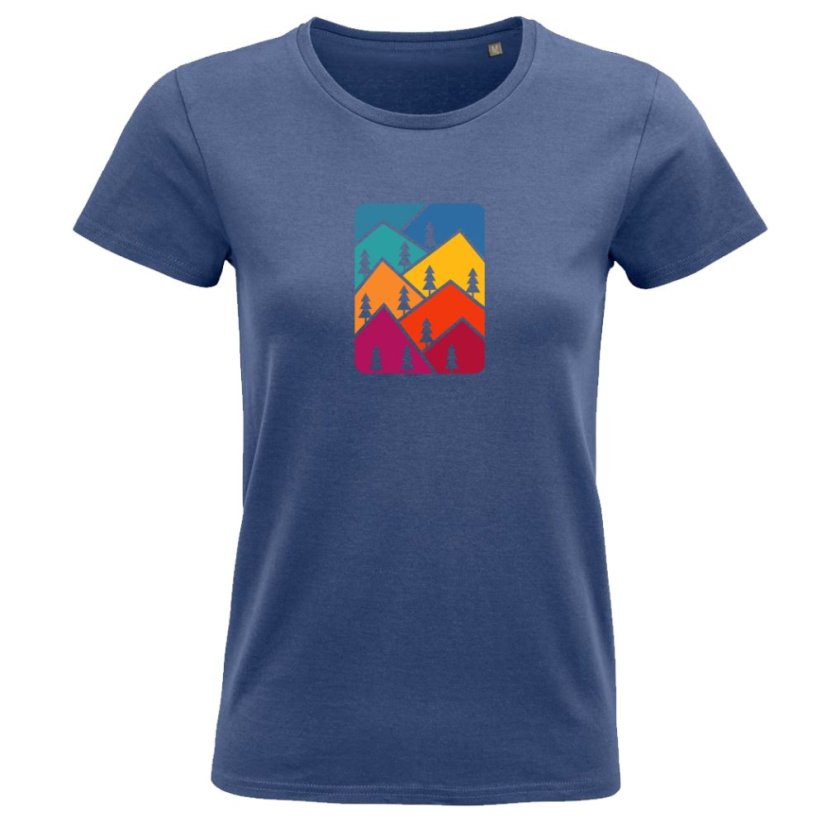 Dámske tričko Farebné stromy