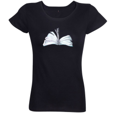 Dámske bio tričko Otvorená kniha