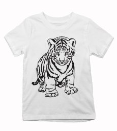 Detské tričko Maľovaný tigrik