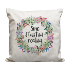 Vankúš Sme šťastná rodina