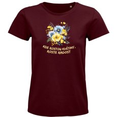 Dámske tričko Radosť a kvety