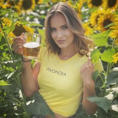 Dámske vtipné BIO tričko pivopička