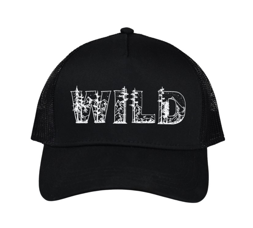 Šiltovka Wild - Veľkosť: Universal, Farby: Čierna