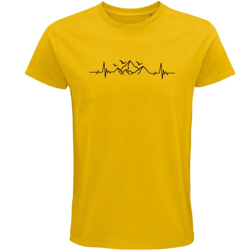 Pánske tričko EKG príroda