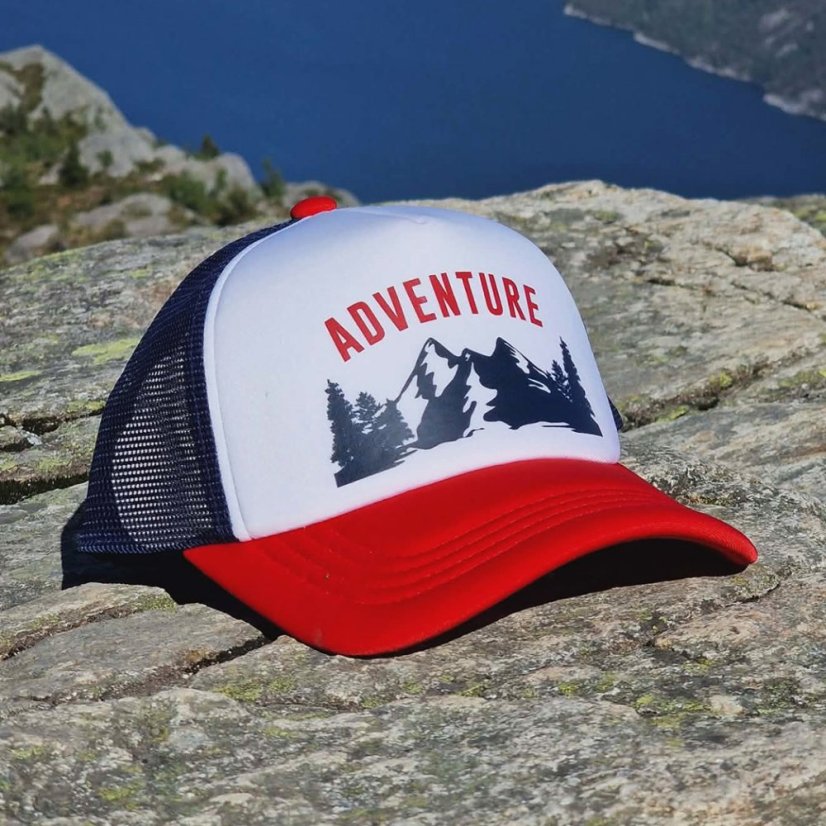 Kšiltovka SPORT, Adventure, modře červená