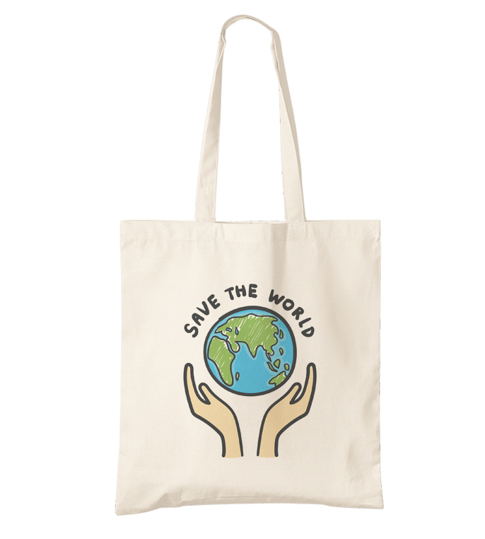Bavlněná taška Save the world