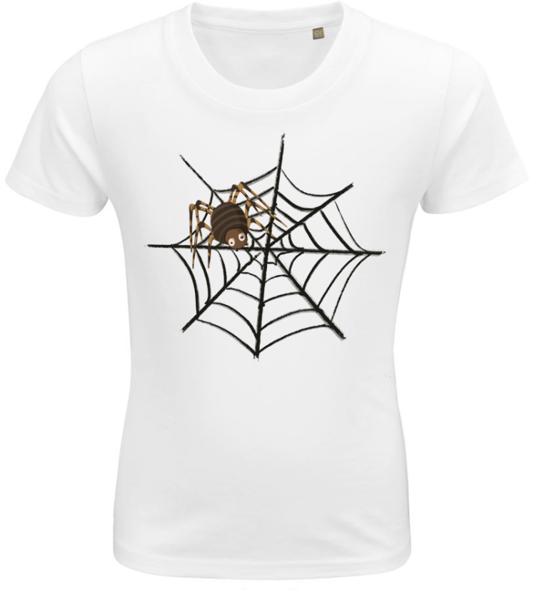Detské tričko pavúk na sieti