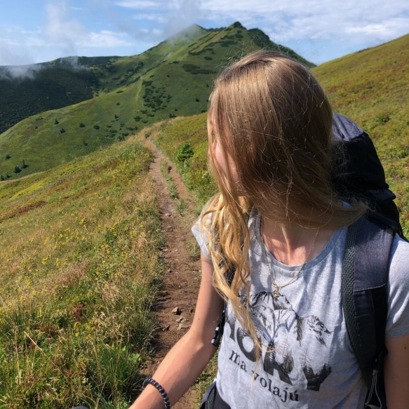 Dámske BIO tričko  HORY ma volajú stromové písmo