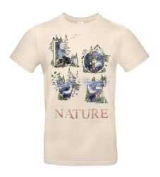 Pánske tričko love nature noc