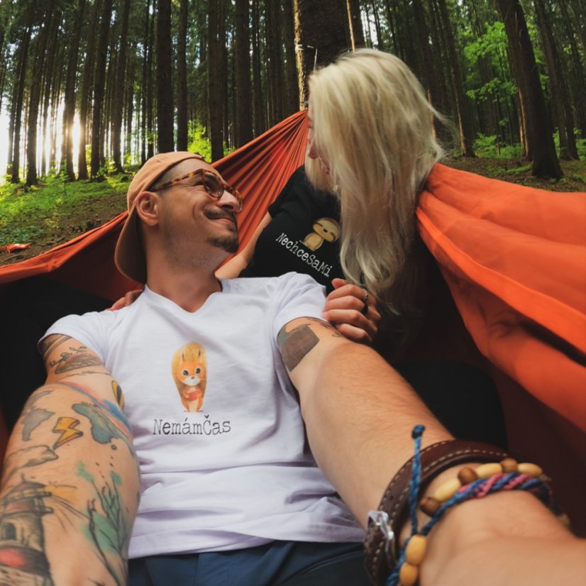 Dámske vtipné tričko nechce sa mi čierne