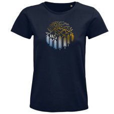 Dámske tričko Skica hôr a lesov