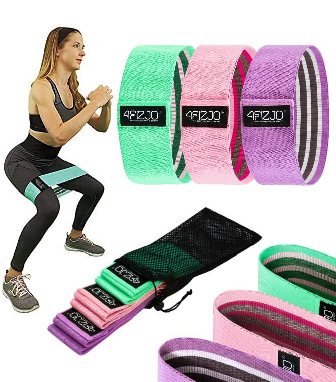 HIP BAND -Farebné odporové gumy - sada 3ks