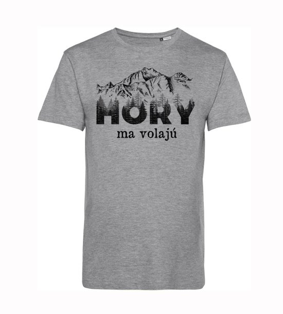 Pánske BIO tričko HORY ma volajú stromové písmo