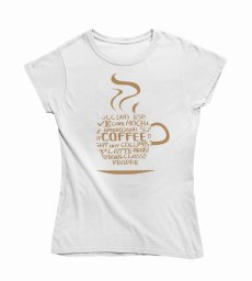 Dámské tričko Ranní káva