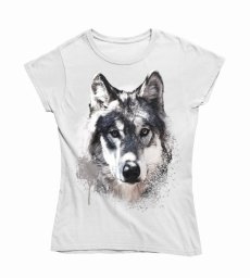 Dámske tričko hlava vlka