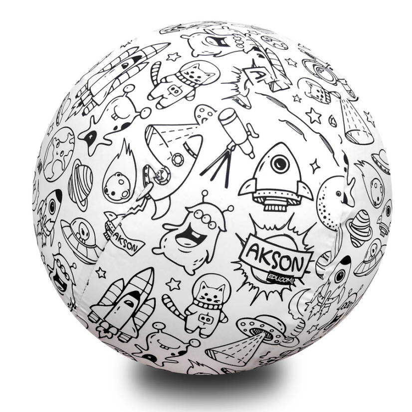 Balónová lopta na vymaľovanie – Vesmír 30 cm