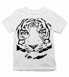 Detské tričko tiger maľba