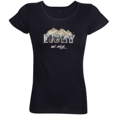 Dámske tričko Hory mě volají noc černé