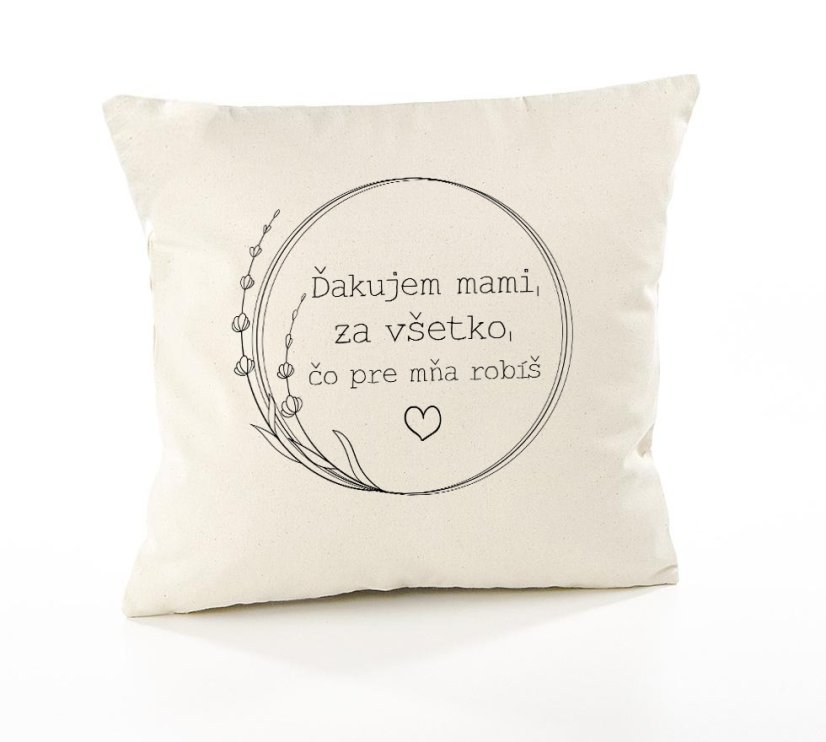 Vankúš Ďakujem mami, za všetko