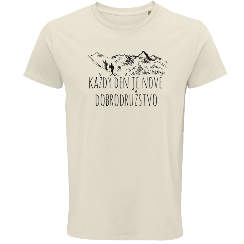 Pánske tričko Každý deň je nové dobrodružstvo