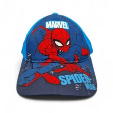 Spiderman – Detská šiltovka modrá, veľkosť 54