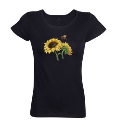 Dámske Bio tričko  Slnečnice a včela