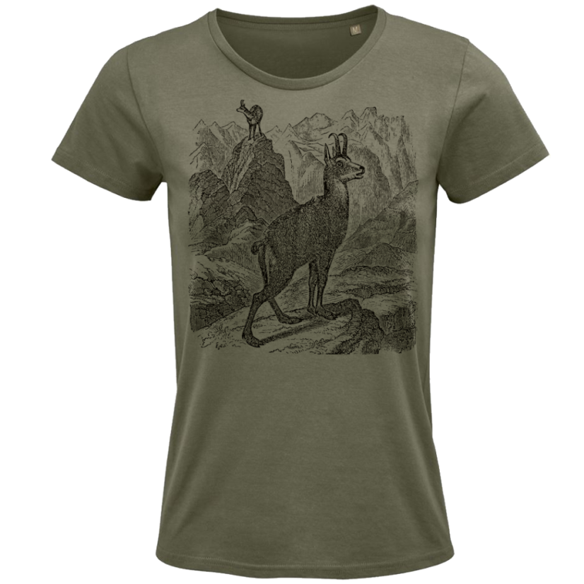 Dámske BIO tričko Kamzíky na horách