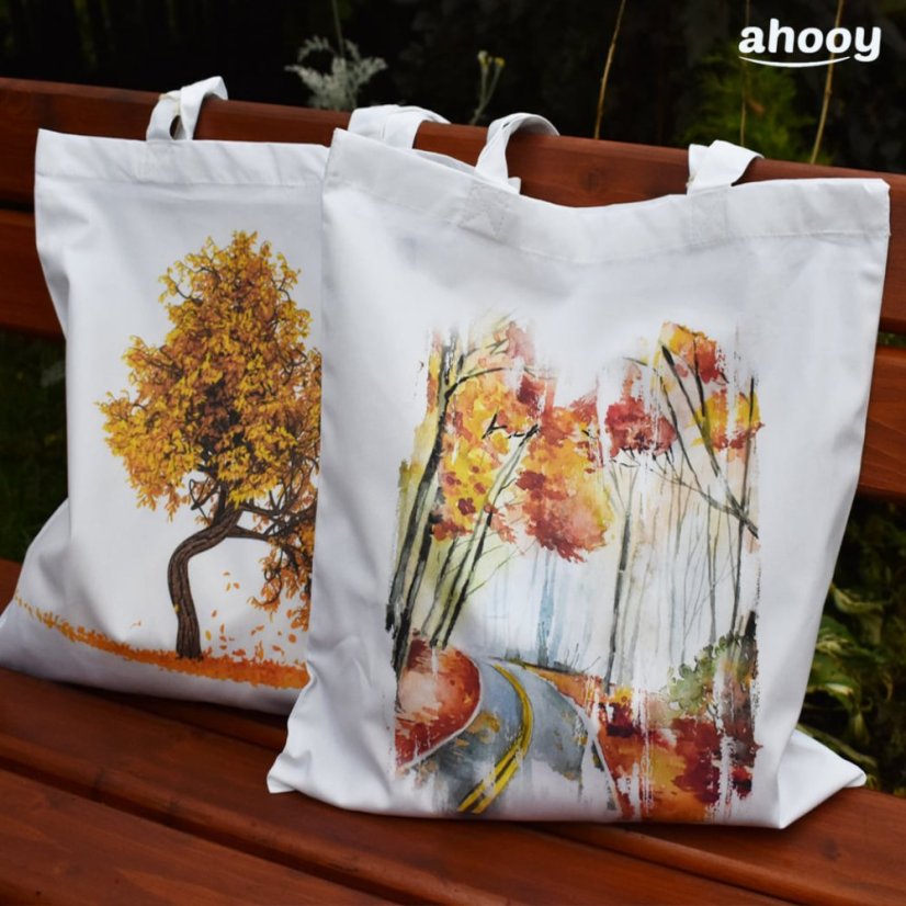 Bavlněná taška Cesta podzimem