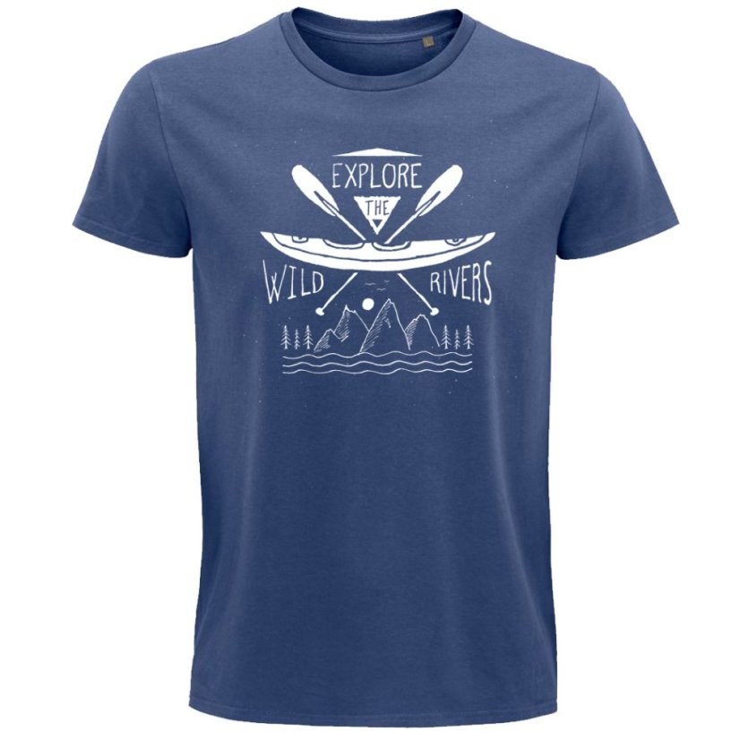 Pánske tričko Explore the Wild Rivers