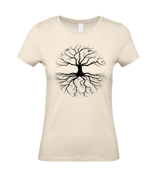 Dámske tričko spiaci strom