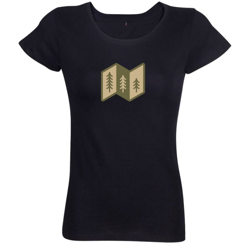 Dámske tričko 3 stromy retro