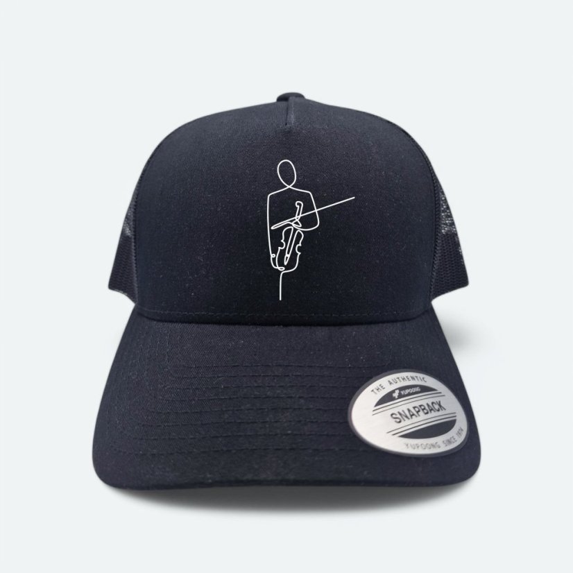 Šiltovka Husle, čierna