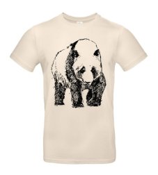 Pánske tričko Panda skica