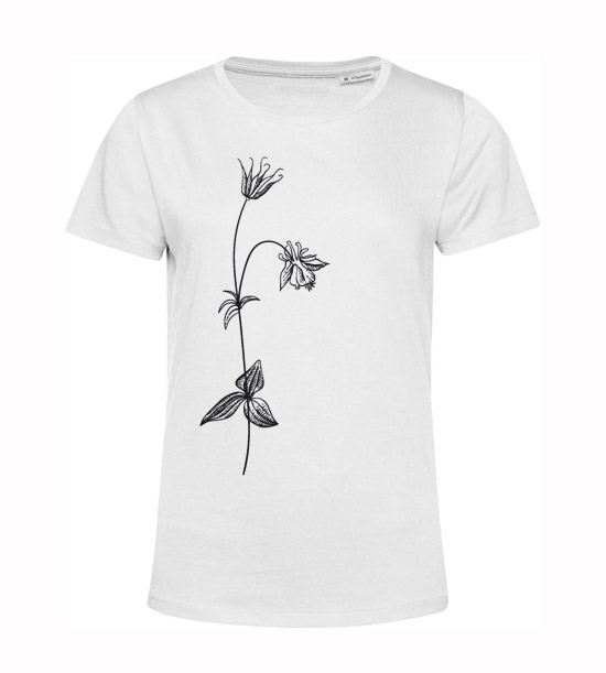 Dámske BIO tričko Ťahavý divoký kvet