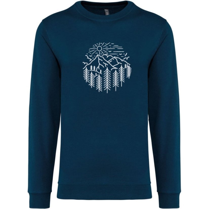 Mikina Príroda v kruhu skica