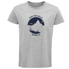 Pánské tričko Hory mě volají Kruh