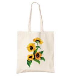 BIO bavlnená taška  4 slnečnice