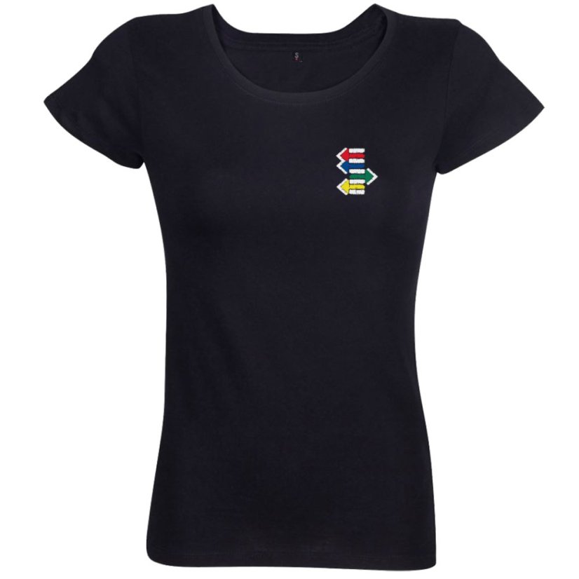 Dámske tričko Ten správny smer - minimalizmus