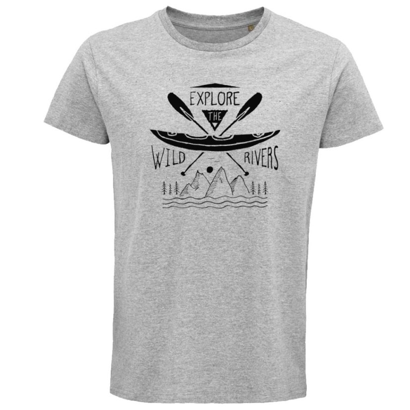 Pánske tričko Explore the Wild Rivers