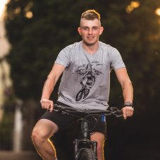 Pánske BIO tričko cyklistika v horách