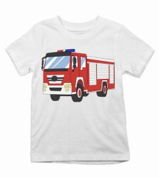 Detské tričko požiarnické auto